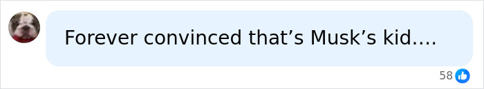 A comment speculating about Musk's kid, related to Amber Heard's new life and changing her name. A comment speculating about Musk's kid, related to Amber Heard's new life and changing her name.