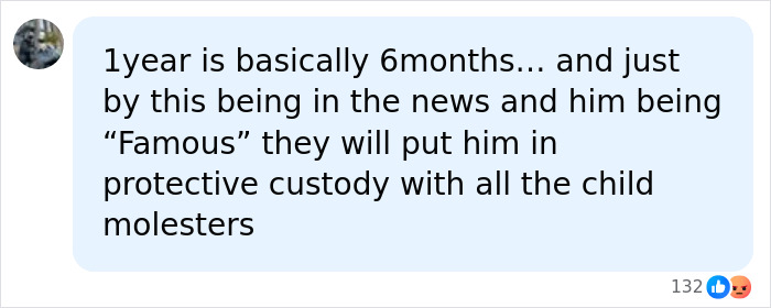 A comment on a dad's sentence and disturbing relationship with his daughter, discussing protective custody.