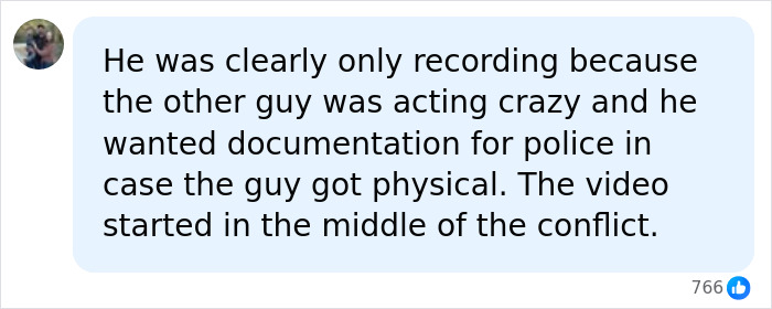A social media user comments on the restroom video, explaining the recording was for documentation against a Male Karen. A social media user comments on the restroom video, explaining the recording was for documentation against a Male Karen.