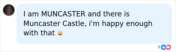 Comment mentioning Muncaster surname and Muncaster Castle related to royal surname ties