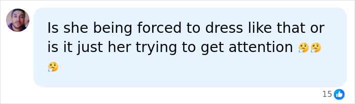 A comment questioning Bianca Censori's raunchy photo shoot and attire. A comment questioning Bianca Censori's raunchy photo shoot and attire.