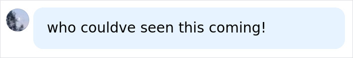 A social media comment implying predictability regarding the woman's marriage in shambles after the Lily Phillips 'Backdoor' Challenge.