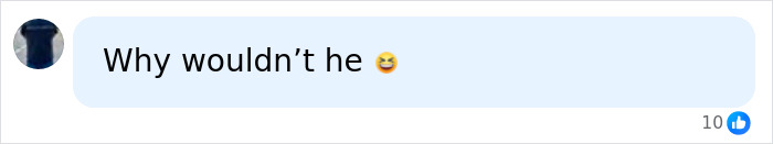 A social media comment asking why he wouldn't participate in the Lily Phillips 'Backdoor' Challenge.