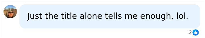 A social media comment indicating the Lily Phillips 'Backdoor' Challenge title is self-explanatory.