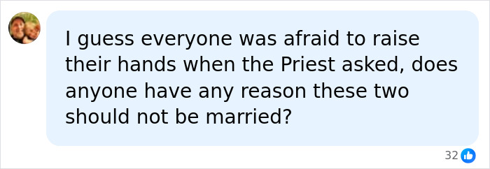 A social media comment asks about a priest and marriage, hinting at the disturbing details of a mom's disappearance.