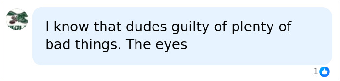 A comment on the disturbing details of a house of horrors case, mentioning a guilty person and their eyes.