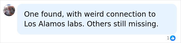 Comment mentioning one scientist found with connection to Los Alamos labs Comment mentioning one scientist found with connection to Los Alamos labs