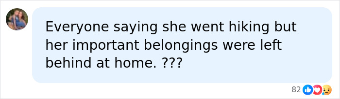 Comment questioning missing scientist's belongings left at home Comment questioning missing scientist's belongings left at home