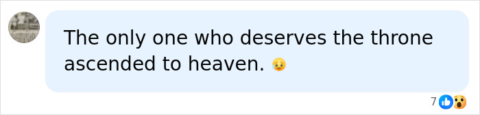 Comment saying only Thai princess deserves the throne and ascended to heaven Comment saying only Thai princess deserves the throne and ascended to heaven