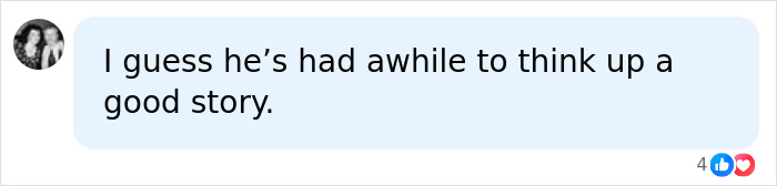 Social media comment doubting the story about Epstein blackmail Social media comment doubting the story about Epstein blackmail