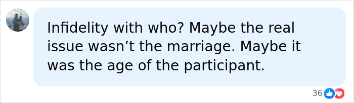 Comment speculating infidelity and age concerns in marriage secret Comment speculating infidelity and age concerns in marriage secret