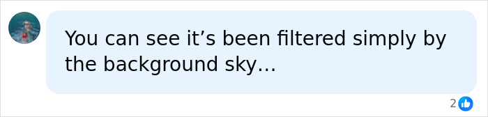 Comment pointing out digital filtering in Trump's $14 million project sky background Comment pointing out digital filtering in Trump's $14 million project sky background
