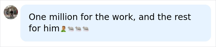 Comment criticizing $14 million Trump project costs with sarcasm and emojis Comment criticizing $14 million Trump project costs with sarcasm and emojis
