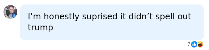 User surprised project didn't spell out Trump in backlash User surprised project didn't spell out Trump in backlash
