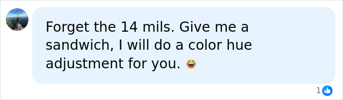 User offers to adjust color hue instead of Trump $14 million project spending User offers to adjust color hue instead of Trump $14 million project spending