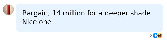 Comment mocking 14 million Trump project with deeper paint shade Comment mocking 14 million Trump project with deeper paint shade
