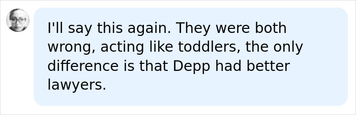 Screenshot of a tweet discussing Amber Heard and Depp, their lawyers, and new life after Hollywood. Screenshot of a tweet discussing Amber Heard and Depp, their lawyers, and new life after Hollywood.