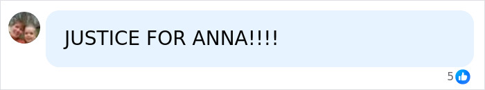Comment calling for justice for Anna Kepner