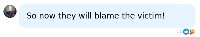Social media comment criticizing victim blaming in Anna Kepner case