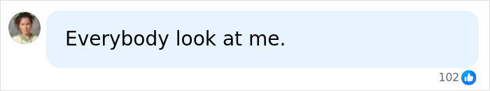 A social media user comments 'Everybody look at me' about a fitness influencer's skimpy outfit and being denied boarding.