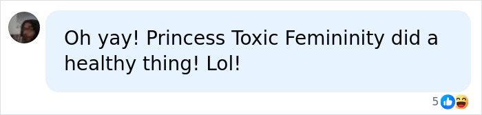 A social media comment about Amber Heard doing a healthy thing, reflecting on her new life. A social media comment about Amber Heard doing a healthy thing, reflecting on her new life.