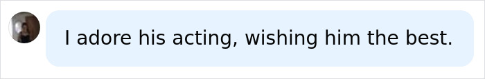 A social media comment wishing Joe Manganiello the best following his revelations about a mystery illness.