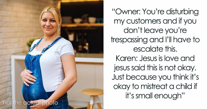 Religious Fanatics Fume Because Pregnant Woman Works In A Pub, Have The Nerve To Call Cops On Her