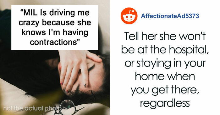 Pregnant Woman Starts Having Contractions, MIL Suddenly Refuses To Leave