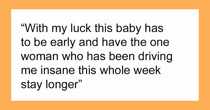 Pregnant Woman Starts Having Contractions, MIL Suddenly Refuses To Leave