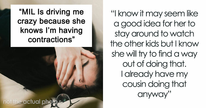Pregnant Woman Starts Having Contractions, MIL Suddenly Refuses To Leave