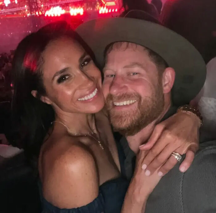 Meghan Markle and Prince Harry smiling together, amidst fan concern for their kids after a Father's Day post. Meghan Markle and Prince Harry smiling together, amidst fan concern for their kids after a Father's Day post.