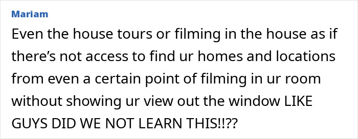 Private investigator warns homeowners about showing views from windows during house tours.