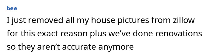 A homeowner discusses removing house pictures from Zillow. Private investigator warns homeowners about online safety.
