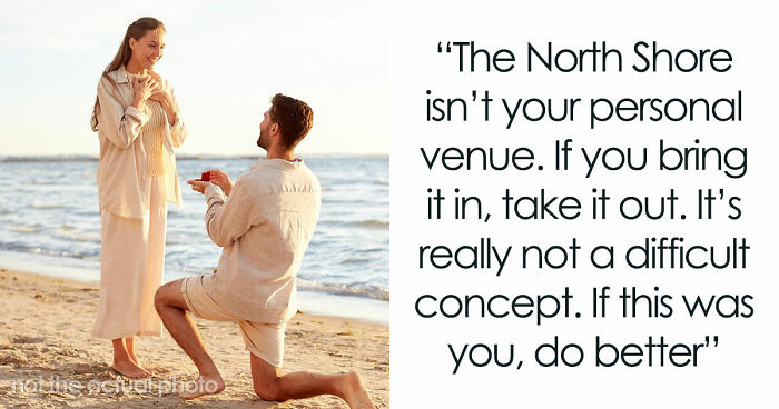 Couple Leaves Behind Fake Petals On Beach After Proposal, Sparks Fury After Photographer Exposes Them