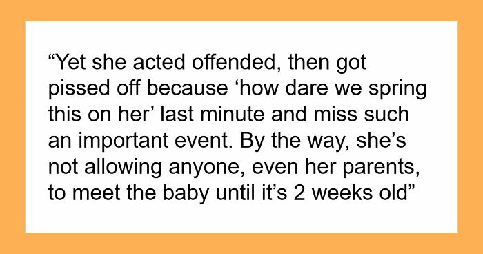 Entitled Sis Expects Bro To Cancel Anniversary Trip To Babysit, BIL Gives Her A Harsh Reality Check