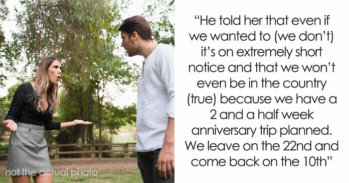 Entitled Sis Expects Bro To Cancel Anniversary Trip To Babysit, BIL Gives Her A Harsh Reality Check