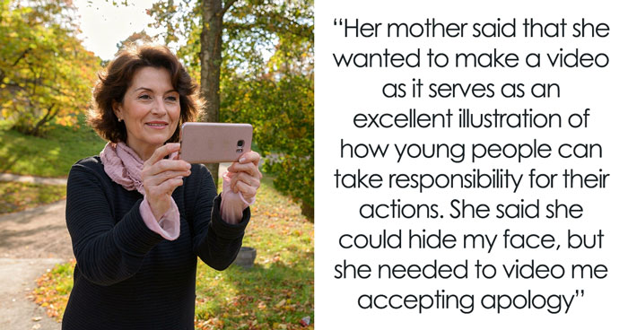 Entitled Mom Stages Daughter’s Apology To Neighbor For Social Media, Livid As He Refuses To Be In It