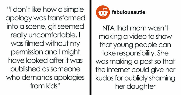 Entitled Mom Stages Daughter’s Apology To Neighbor For Social Media, Livid As He Refuses To Be In It