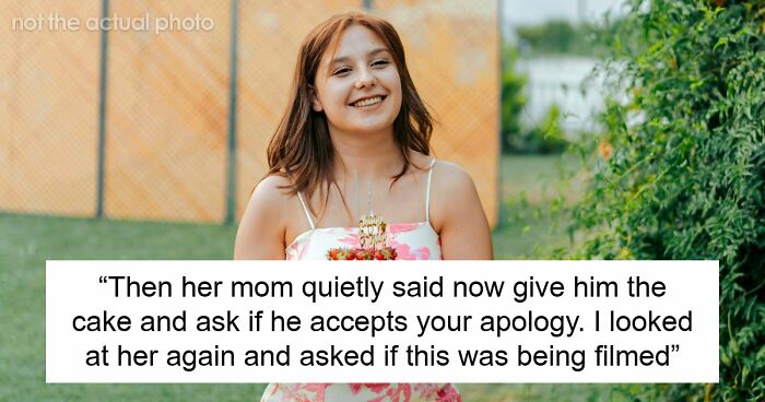 Entitled Mom Stages Daughter’s Apology To Neighbor For Social Media, Livid As He Refuses To Be In It