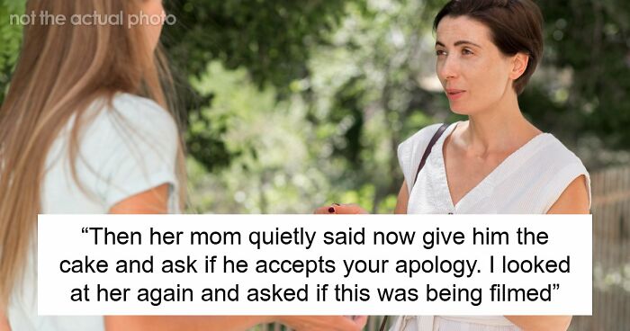 Entitled Mom Stages Daughter’s Apology To Neighbor For Social Media, Livid As He Refuses To Be In It