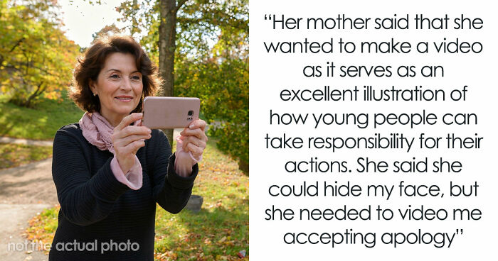 Entitled Mom Stages Daughter’s Apology To Neighbor For Social Media, Livid As He Refuses To Be In It