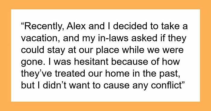 Sneaky In-Laws Try To Stay At Couple’s Home When They’re Not There In Order To Change It Completely