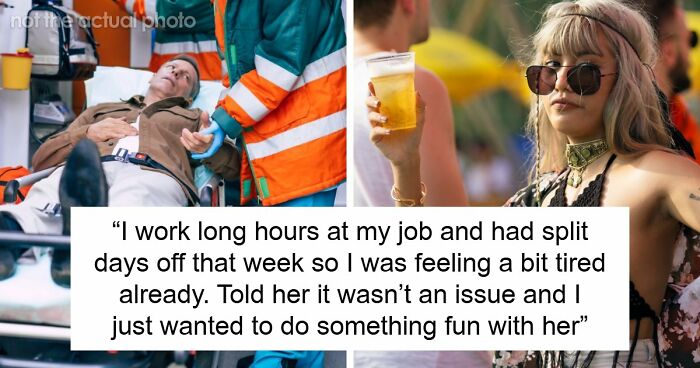 Man Wants To Go Home After Fainting At Concert, Fiancée Tries To Get Closer To The Stage Instead
