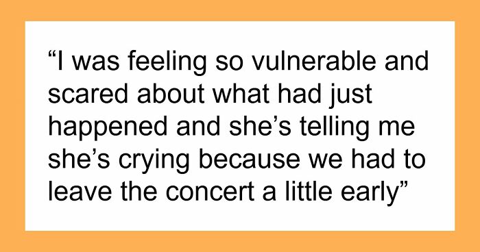 Man Wants To Go Home After Fainting At Concert, Fiancée Tries To Get Closer To The Stage Instead