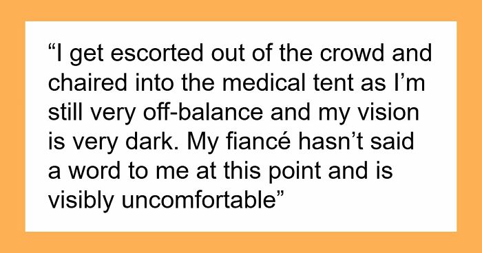 Man Wants To Go Home After Fainting At Concert, Fiancée Tries To Get Closer To The Stage Instead