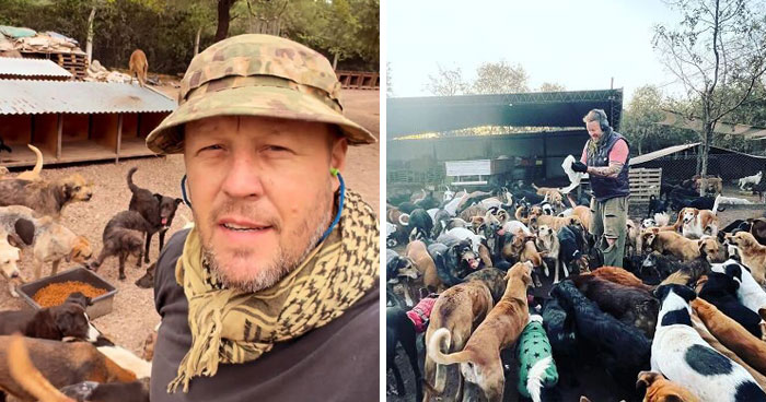 This Man Has Dedicated Years Of His Life To Caring For More Than 600 Rescue Dogs (27 Pics)