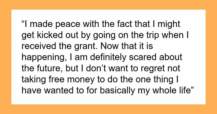 20YO Gets $4K Grant To Go On NYC Research Trip, Worried Parents Threaten To Cut Her Off