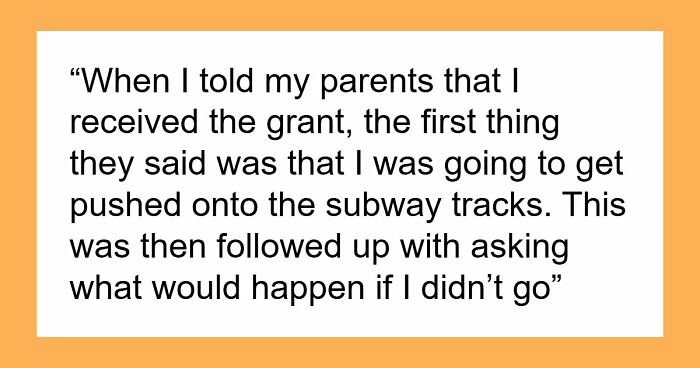 20YO Gets $4K Grant To Go On NYC Research Trip, Worried Parents Threaten To Cut Her Off