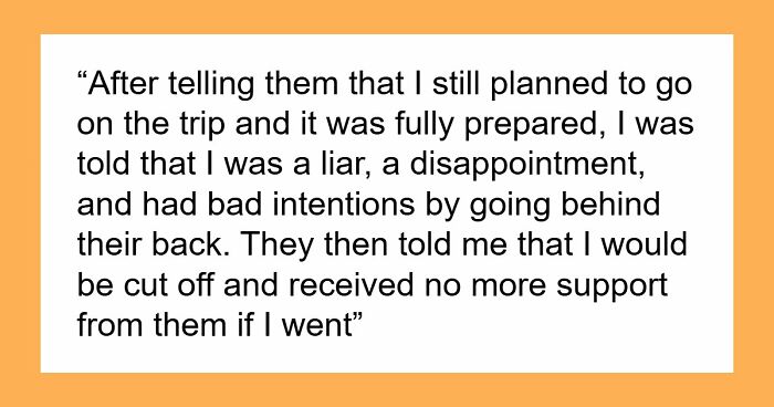 20YO Gets $4K Grant To Go On NYC Research Trip, Worried Parents Threaten To Cut Her Off