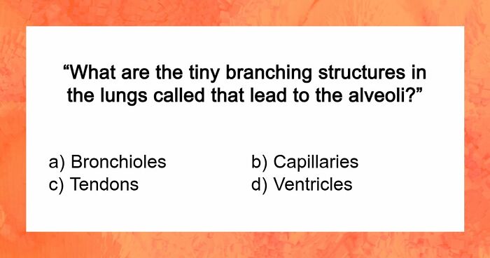“Do You Actually Know Your Own Body?”: Test Yourself With These 24 Human Biology Questions